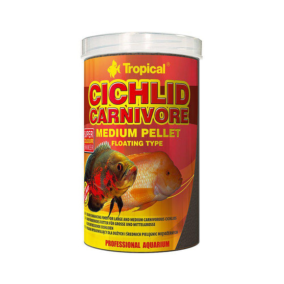 Tropical Cichlid Carnivore Medium Pellet 1000ml/360g