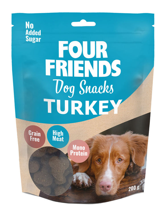 FourFriends Dog Snacks Turkey 200g