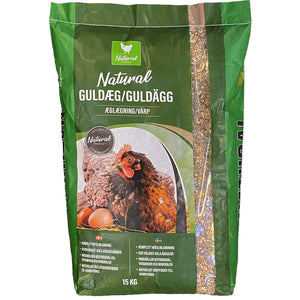 Hönsfoder Natural Guldägg 15 kg