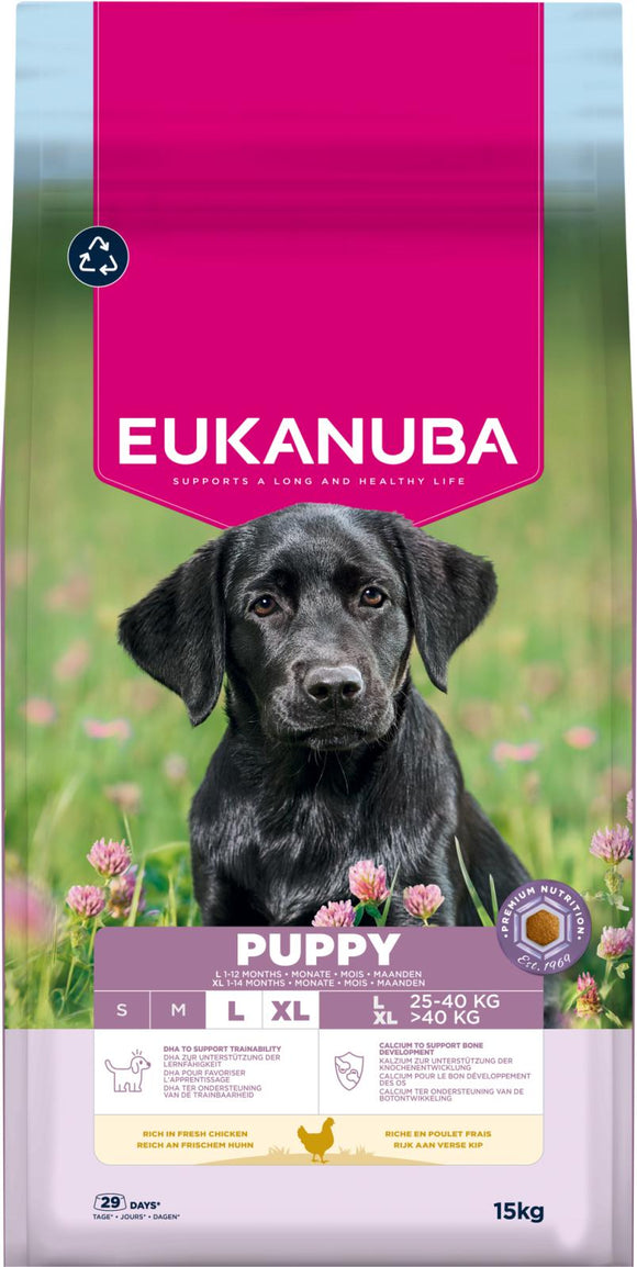 EUKANUBA Puppy Large Breed Kyckling 15 kg