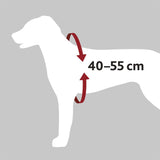 Bilsele Dog Protect, S/M: 40-55 cm/17 mm, svart