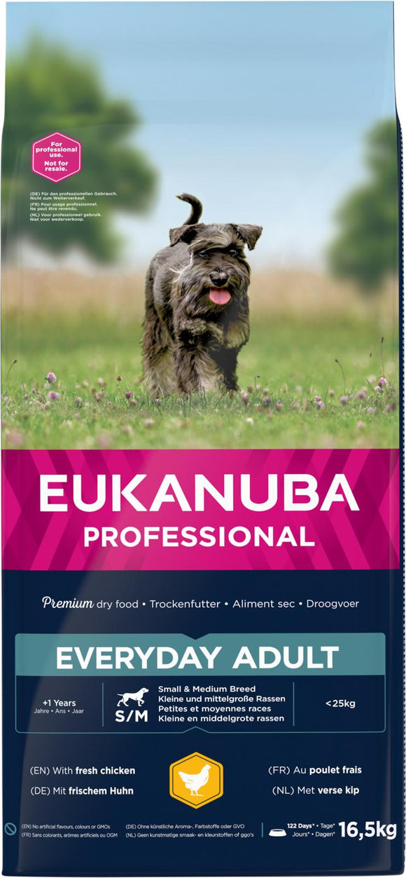 Eukanuba Hund Everyday Small & Medium 16,5 kg