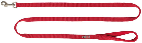 Premium koppel, XS: 1.80 m/10 mm, röd