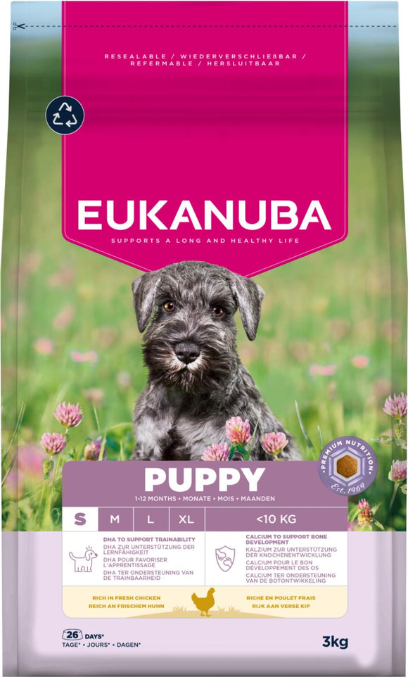 Eukanuba Growing Puppy Small Breed 3 kg
