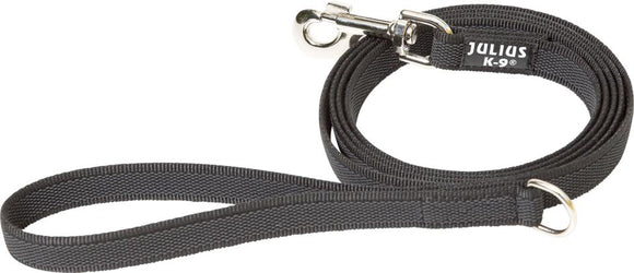 K9 Super grip koppel m. handtag 20 mm/1,8 m Svart