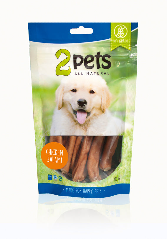 2pets Dogsalami Chicken 100 g