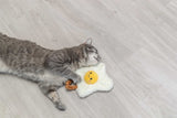 Stekt ägg XXL, plysch, USA kattmynta, 18 cm