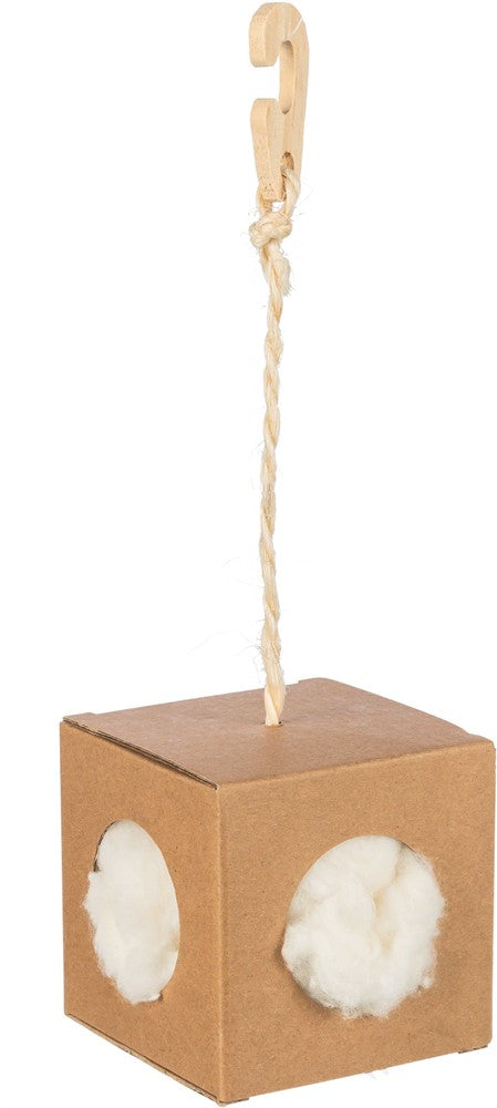 Bomaterial Kapok i kartong, 9 × 9 × 9 cm