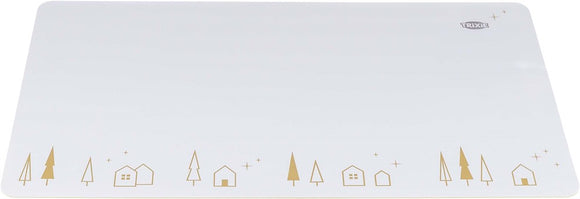 Xmas matskålsunderlägg, 44 × 28 cm, beige