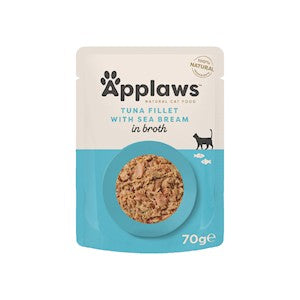 Applaws katt Påse Tuna&Seabream 70g