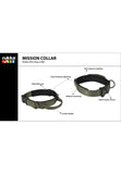 Rukka Pets Mission collar olivgrön