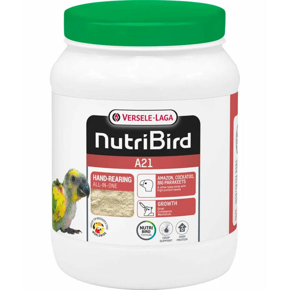 Handuppmatning A21 800gr Nutribird 21% Protein