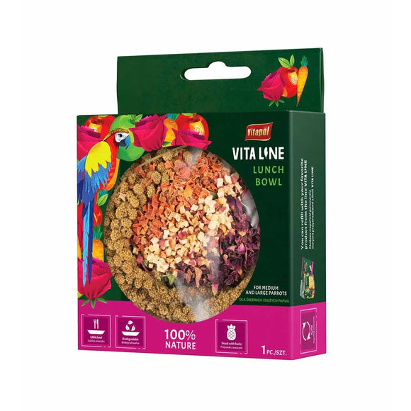 Vita Line Lunch Bowl Medium&large Parrot 180g