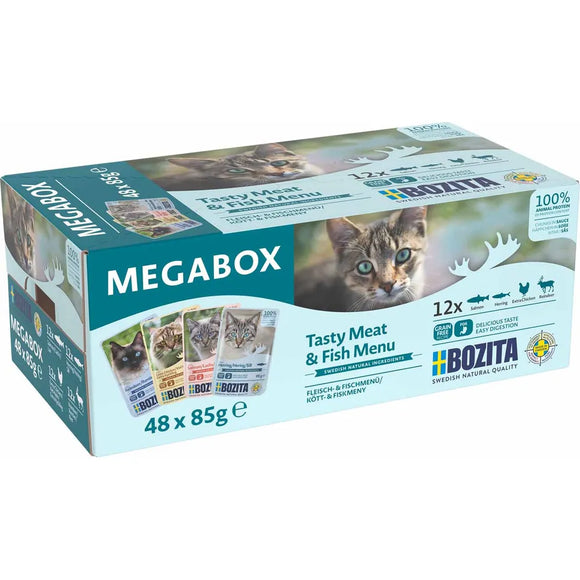 Bozita Feline Pouchcis Megabox 48x85g