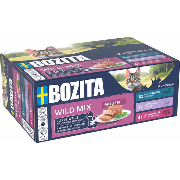 Bozita Mousse Mixed wild 12x85g