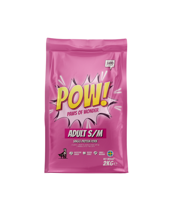 POW! Hund Adult S/M Pork 2 kg