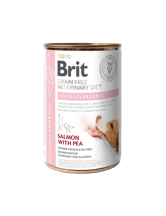 Brit GF Vet Diets Dog Can Hypoallergenic 400g