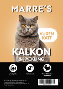 Marre´s Connoisseur Katt Kalkon & Kyckling 1,5kg
