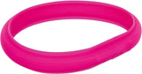 Flash light band USB, silikon, L-XL: 70 cm/30 mm, rosa