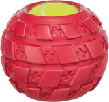 Tennisboll i däck, naturgummi, ø 7.5 cm