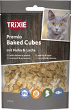 Premio Baked Cubes med kyckling och lax, 50 g