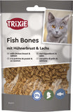 Fish Bones med kycklingbröst och lax, 50 g
