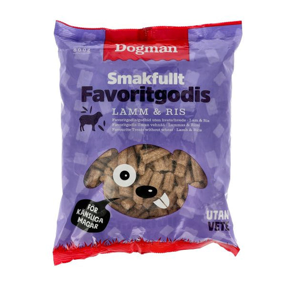 Dogman Favoritgodis lamm och ris 800g