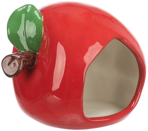 Keramikhus äpple, hamster/möss, 13 × 10 × 10 cm