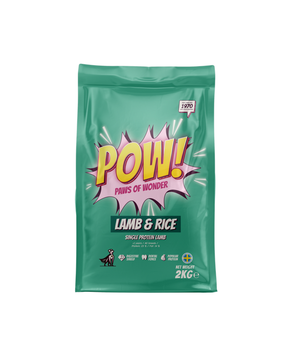POW! Hund Adult Lamb & Rice 2 kg