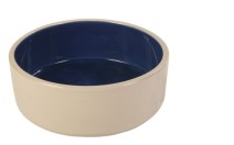 Keramikskål Vit/Blå 2,1 L 23 cm