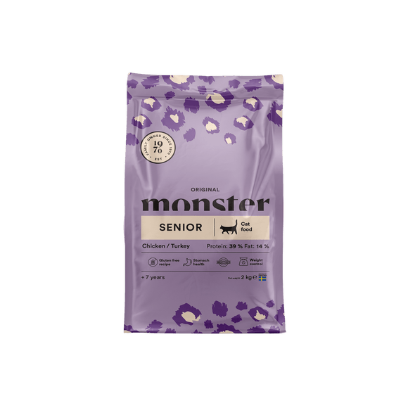 Monster Katt Orig. Senior Chik/Turkey 400 g