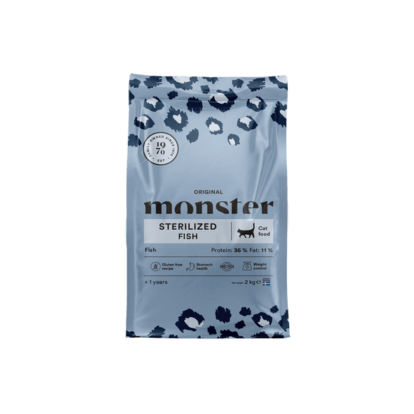 Monster Katt Orig. Sterilized Fish 2 kg