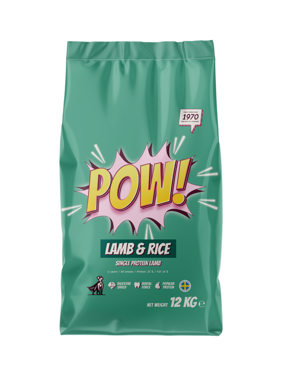 POW! Hund Adult Lamb & Rice 12 kg