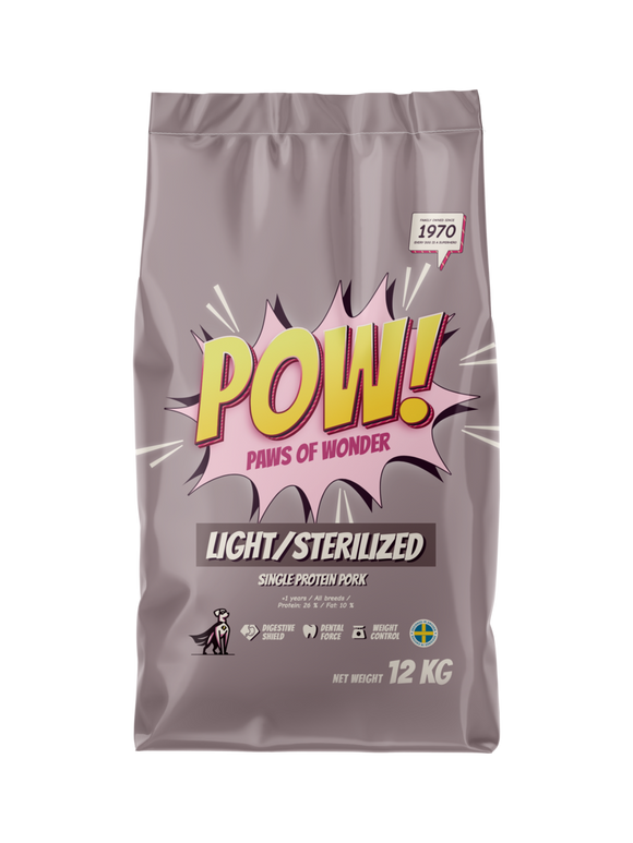 POW! Hund Light/Sterilized 12 kg