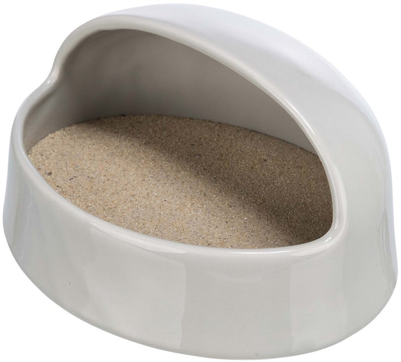 Sandbad  keramik, 20 × 10 × 16 cm, grå