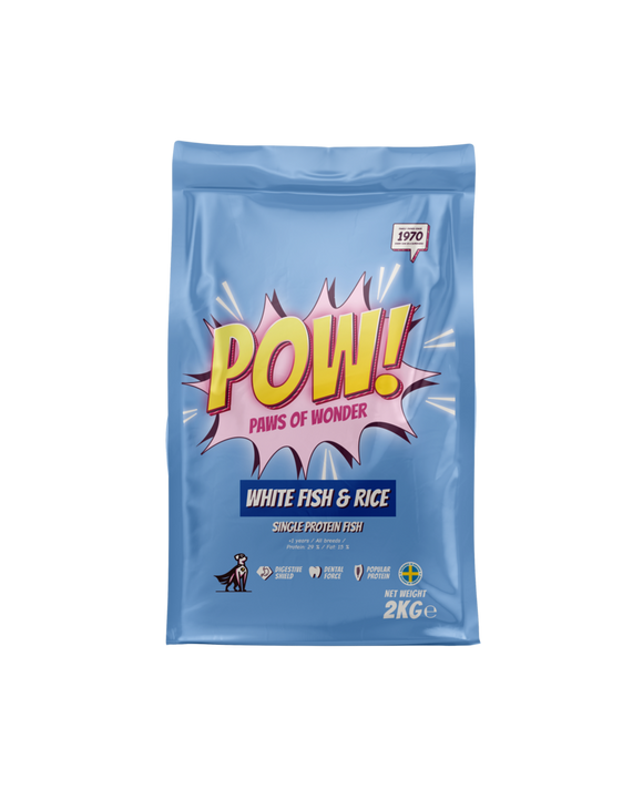 POW! Hund Adult White Fish 2 kg