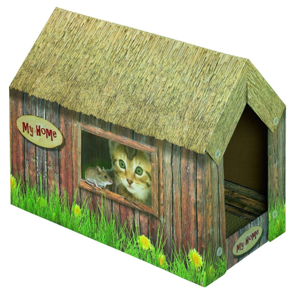 Katt hus.klös wellpapp