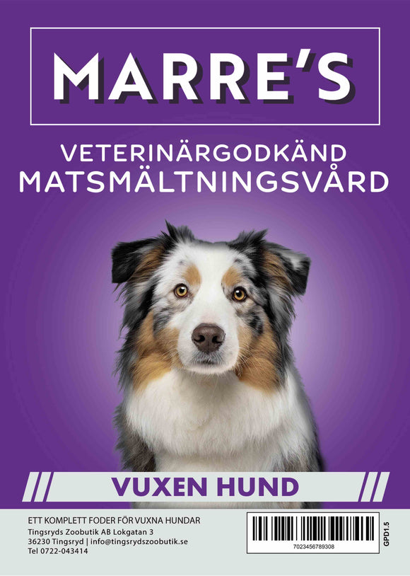 Marre`s  Peptide+ Vuxen Hund Matsmältningsvård 1,5kg