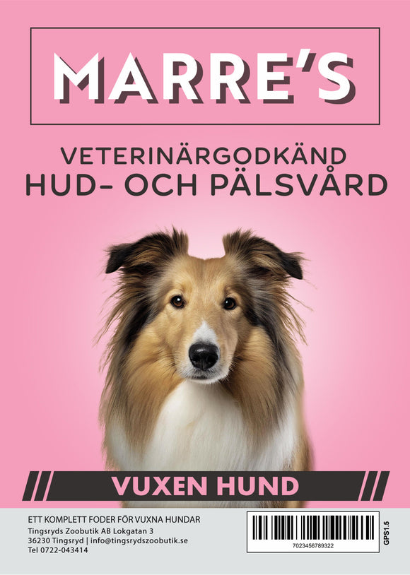 Marre`s  Peptide+ Vuxen Hund Hud och Pälsvård 1,5kg