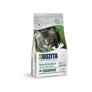 BOZITA ACTIVE & STERILISED GF LAMB 400GR