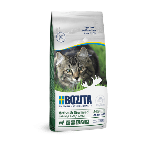 BOZITA ACTIVE & STERILISED GF LAMB 2KG