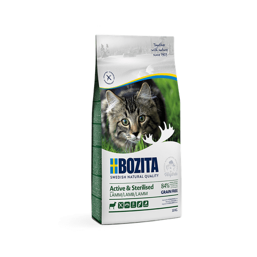 BOZITA ACTIVE & STERILISED GF LAMB 10KG