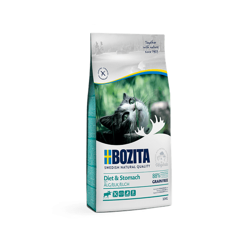 BOZITA DIET & STOMACH GRAIN FREE ELK 10KG