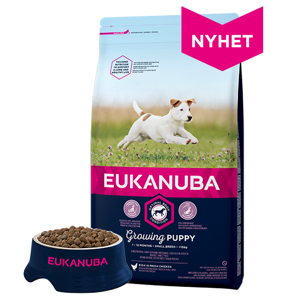 Eukanuba Growing Puppy Small Breed 3 kg