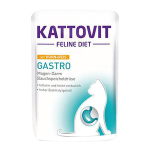 KATTOVIT FELINE DIET GASTRO KYCKLING & RIS 85GR