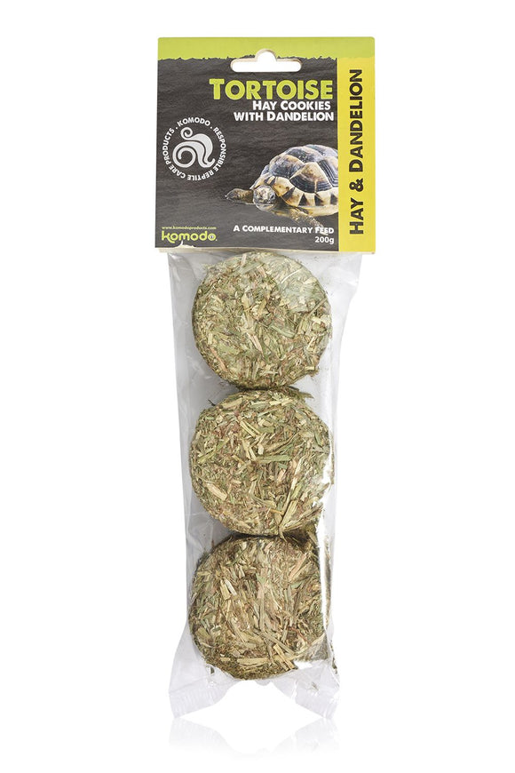 Komodo / Tortoise Hay Cookies with Dandelion 200g