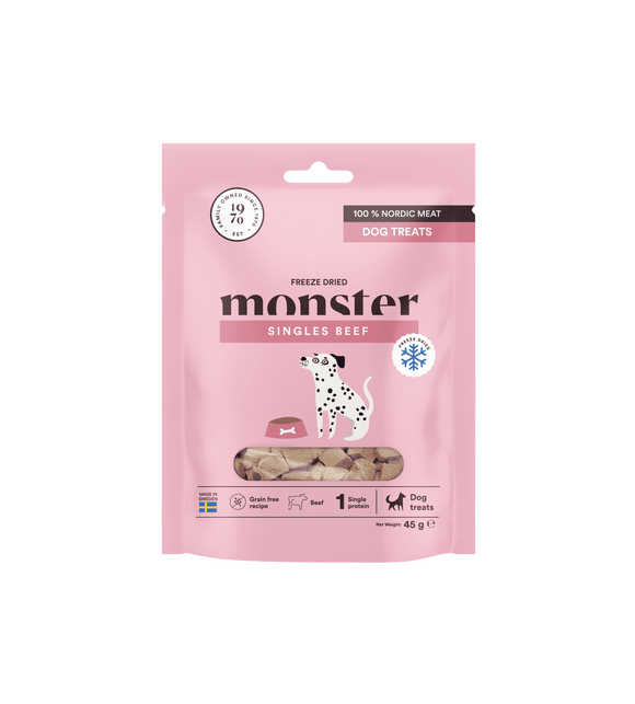 Monster Dog frystorkade treats Beef 45 g