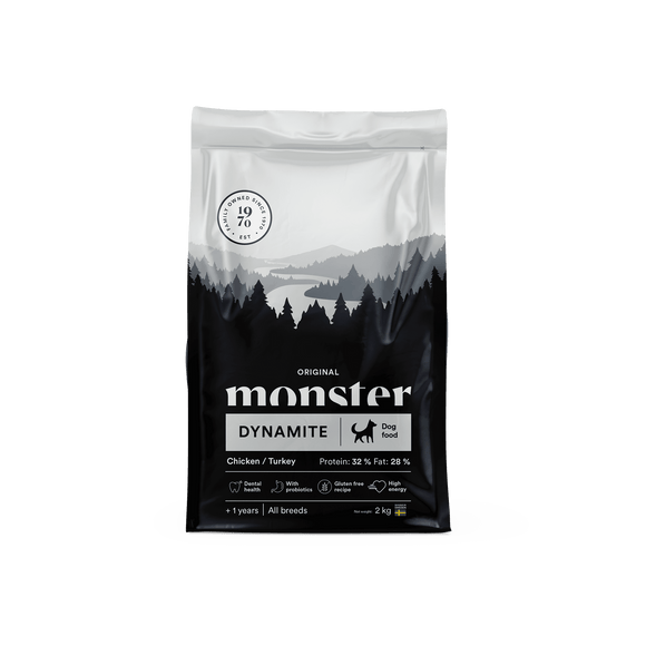 Monster Hund Original Dynamite All Breed Chicken/Turkey 2 kg