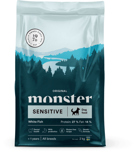 Monster Hund Original Sensitive White Fish 12 kg