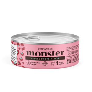 Monster Katt Adult Single Protein Beef Burk 100 g